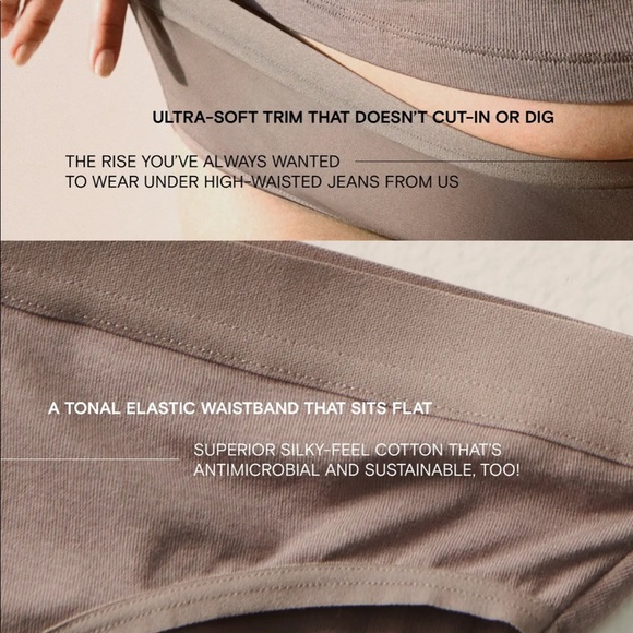 NWT UltimateS High Rose Thong, Sky, (US Large, 22-24) - Picture 4 of 5